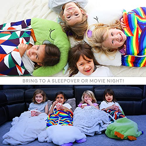 Large Sleeping Bag for Kids and Toddlers Super Soft Camping Sleeping