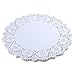 DECORA 12.5 Inch Round White Paper Lace Doilies for Wedding Table Decorations 100pcs