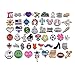 Rinhoo Random Charms for Glass Living Memory Lockets DIY Wholesale Lot Mix 200pc
