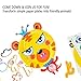 Here Fashion Pack of 12 Sticker Paper Plate Art Kit for Kids Toddler Crafts Art Toys - Transform Simple Paper Plates into Friendly Animals, Perfect for Craft Parties, Groups and The Classroom