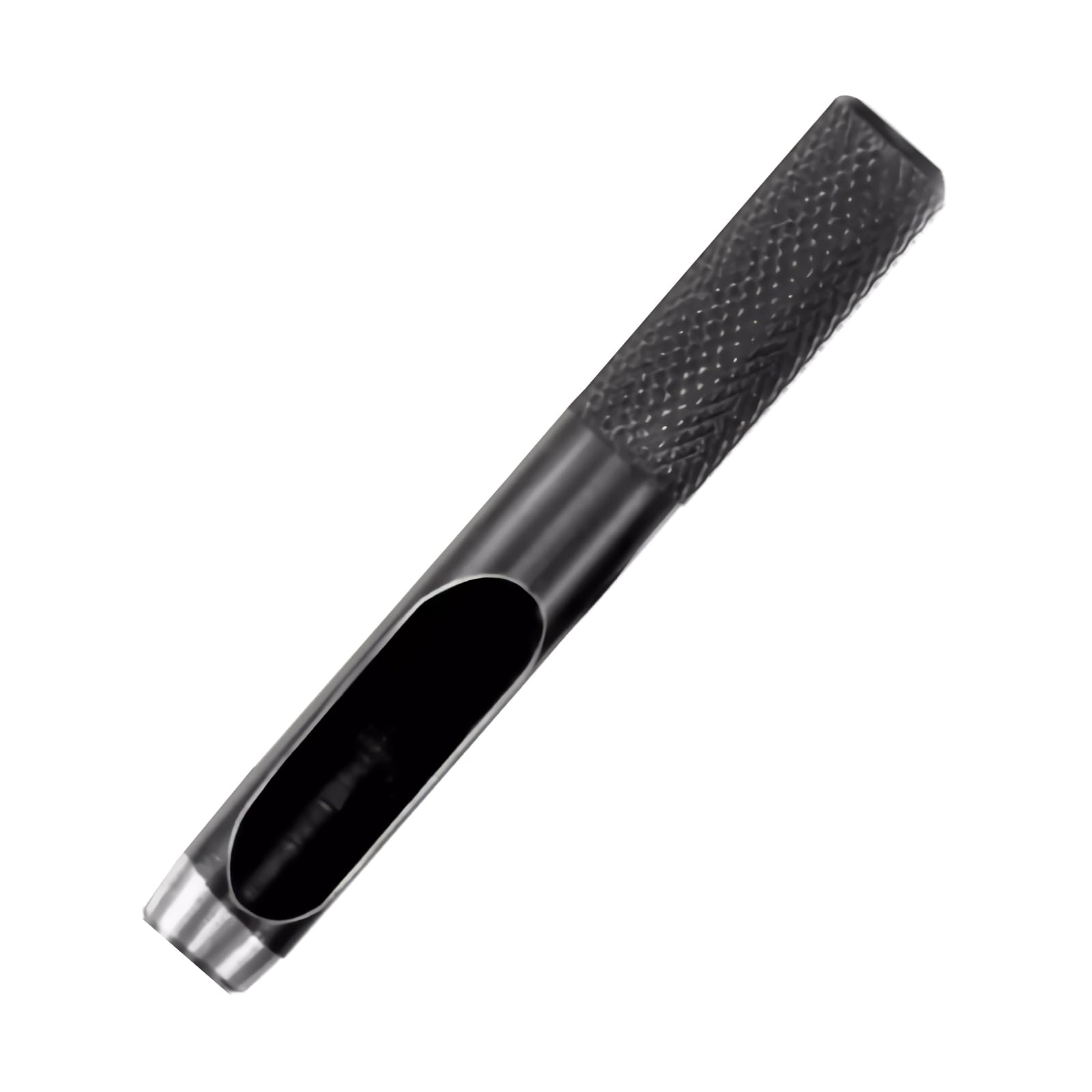 Leliafleury Black Leather Hole Punch 18mm Carbon Steel Hollow Punch Round Hole Punch Cutter for Watch Strap Belt Canvas Paper Plastic