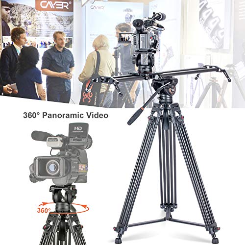 Video Tripod System, Cayer BV30L 72 inch Professional Heavy Duty