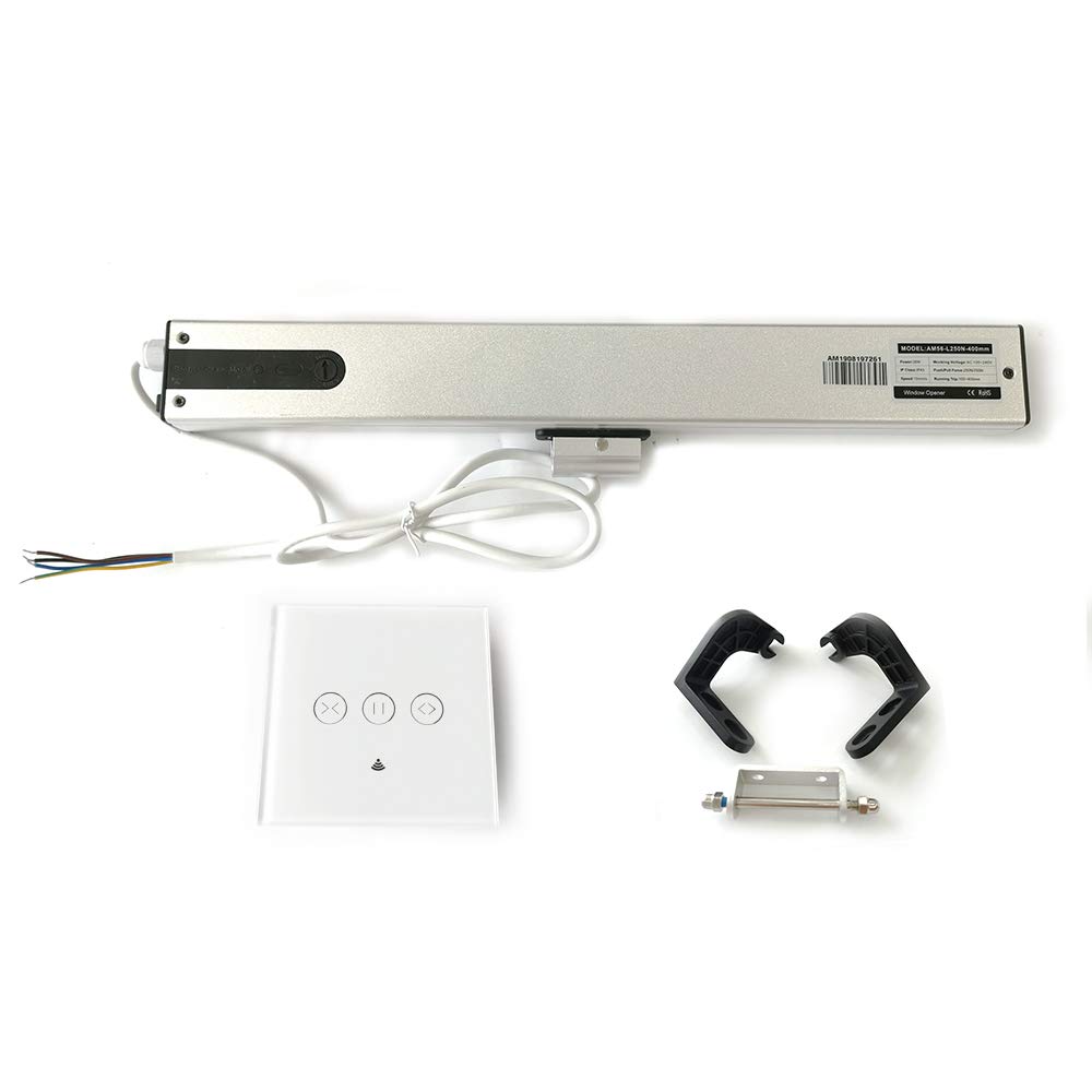 Olide Smart Adjustable Stroke Automatic Window Opener Compatible with Smart Speakers