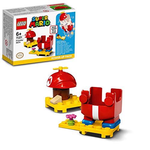 LEGO 71371 Super Mario Propeller-Mario - Anzug, Power-Up Pack Erweiterungsset, Fly & Flow Kostüm