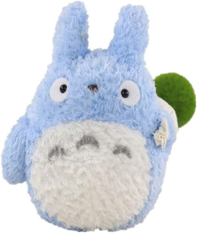 Cute Totoro Plush Doll Soft Stuffed Animal Cartoon Pillow Cushion Totoro Children Birthday Gift Toy Blue 20CM