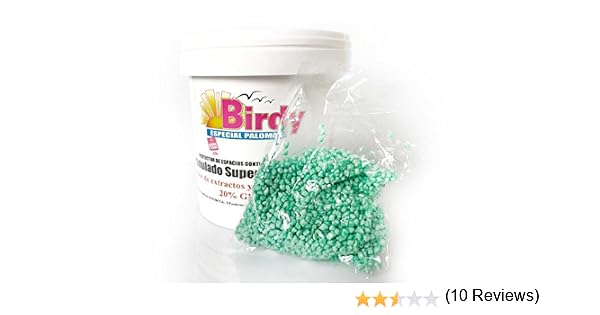 BIRDY Granulado 6 Bolsas - Repelente y ahuyentador de aves: Amazon ...