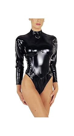 Honour Extravaganter Domina Lack Body schwarz