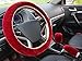 acdiac 3pcs Set Winter Warm Furry Steering Wheel Cover&Handbrake Cover&Gear Shift Cover Set Faux Wool Uinversal Plush Non-Slip Car Interior Accessories-14.96