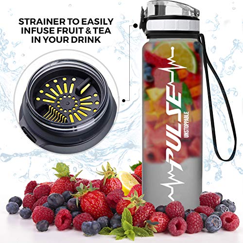 Pulse Best Sports Water Bottle (Black)