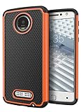 Moto Z Droid Case, Cimo [Shockproof] Heavy Duty Shock Absorbing Protection Cover for Motorola Moto Z Droid (2016) - Orange