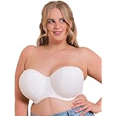 Curvy Kate Women's Luxe Strapless Multiway Underwire Bra, CK2601, Pearl Ivory, 36DD
