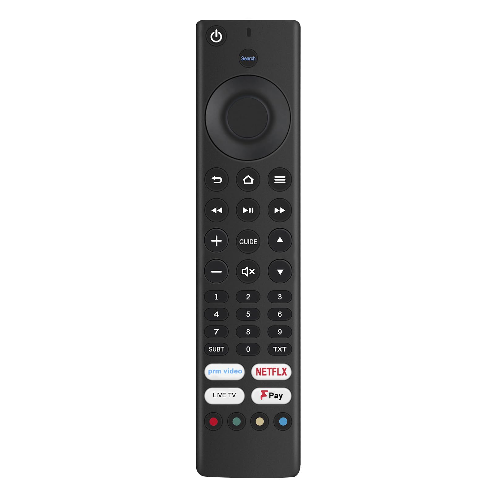 Replacement Remote Control RM-C3255 Fit for JVC Smart TV Edition Smart FHD LED TV T32CF600 LT40CF700 LT43CF700