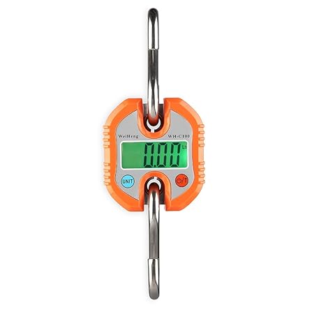 Favourall 150KG Elektronische Kranwaage Digital Kranwaage Hängewaage Batterie Industriewaage Lastenwaage Waage LCD Zugwaage (