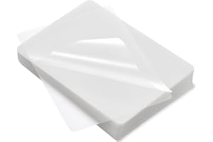 PATIKIL Thermal Laminating Pouches, 100 Pcs Transparent Laminating Sheets 3 Mil 4.3"x3.3 Laminator Pouches for Laminator Mach