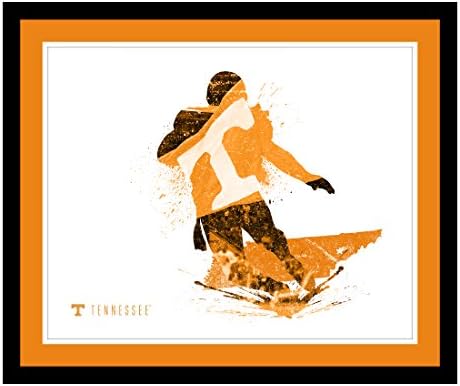 Replay Photos 1376912-0810FD Tennessee Volunteers Silhouette Framed Art, 12" x 14"
