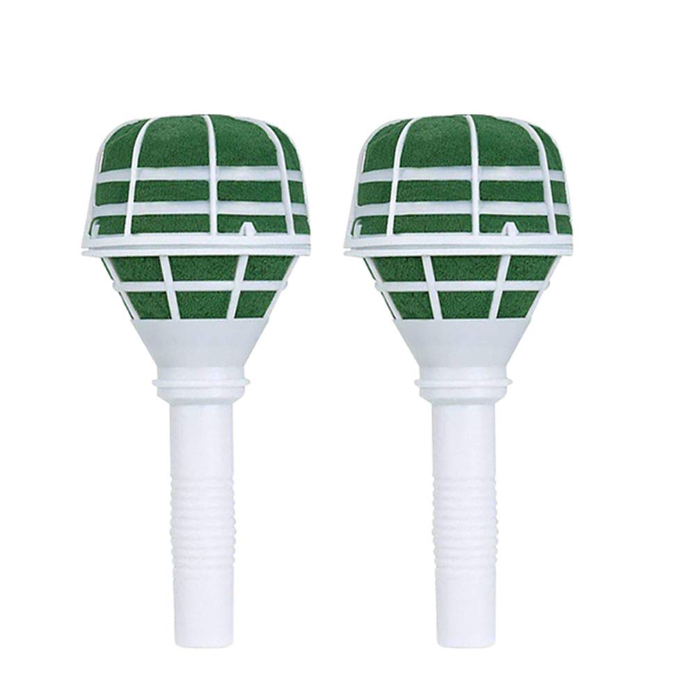 Foam Bouquet Holder, 2Pcs Bridal Wedding Bouquet Holder Decoration Floral Foam Flower Handle, Floral Foam Holder Flowers Silk Flowers for Wedding Supplies Decoration, Arts Floral Bridal Accessories