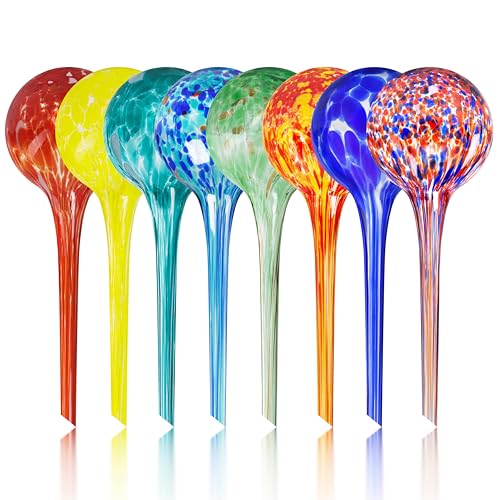 Plant Watering Globes Set of 8, Large - Glass Self Watering Globes - Used condition - CA$64.39