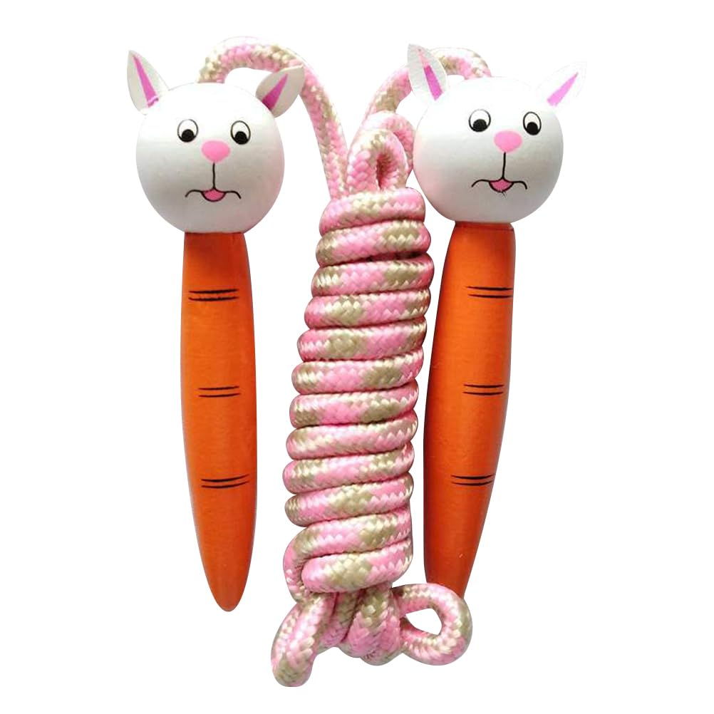 Abaodam Skipping Rope Kids 2M - Adjustable sports Rope fitness Rope animal skipping rope toy Jump rope for Exercise Fitness - School Sport Activity Skipping Rope for Girls Boys Jump Rope Easter
