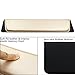 Keyboard Wrist Rest Pad,Soft PU Leather Wrist Support with Interior Soft Cushion Foam for Office/Computer/Laptops/MacBooks,Improved Tilted Design for Easy Typing & Pain Relief, 2 Layer-Gold/Black