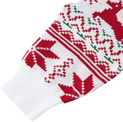Idgreatim Little Girls Ugly Christmas Sweater Dress Xmas Long