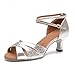 superpark Women's Latin Dance Shoes with Soft Sole Female Latin Sandals Ballroom Dance Shoes