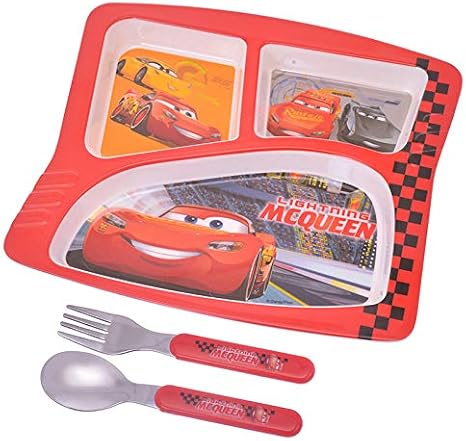 Amazon ディズニーストア 公式 カーズ クロスロード プレート セット ネーム 子ども用食器セット オンライン通販