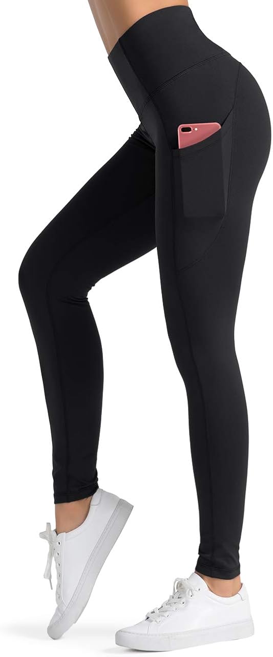 Dragon Fit Compression Yoga Pants with Inner Pockets in High Waist Athletic Pants Tummy Control Stretch Workout Yoga Leggings at  Women’s Clothing store
