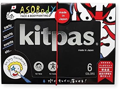 [KITPAS] ASOBody Face Body Painting Color Pallet Washable Safe Paint