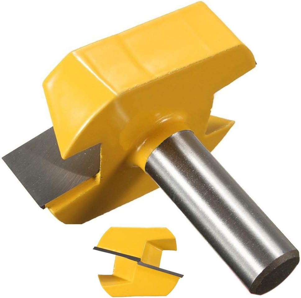 Router Bit 1/2 Inch Shank, Double Flute Planing Cleaning Bottom Router Bit, Slab Flattening Milling Cutter - Image 5