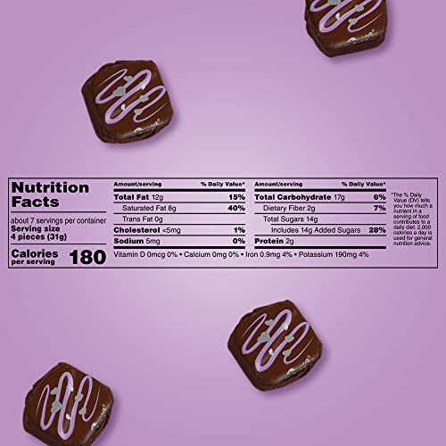 DOVE PROMISES Dark Chocolate Ganache Valentine's Day Candy, 7.94 oz Bag