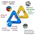 Magnetic Blocks Set for Kids, Toddlers, Boys & Girls - 56 BPA Free Big Colorful Tiles with Strong Magnets - Educational STEM 3D Building Magnet Toy for Creative Learning, Construction, Fun & Play