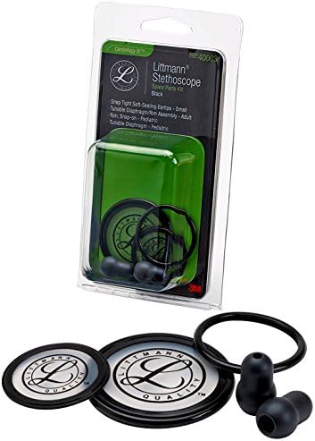 3M Cardiology III Stethoscope Spare Parts Kit - Black