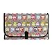 Portable Changing Pad for Baby - Waterproof Diaper Changing Pad - Compact Baby Changing Pad- Travel Diaper Changing Mat - Foldable Lightweight Changing Mat for Newborn (Grey Owls)