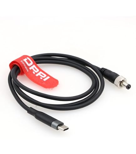 Câble D'alimentation USB-C Vers DC 12V 3A – Angle Droit, Longueur 50 Cm – Pour Moniteurs Atomos, SmallHD, émetteurs Hollyland - 4