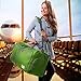 Extra Large Duffle Bag with Pockets - Waterproof Duffel Bag for Women and Men (Dark Green)
