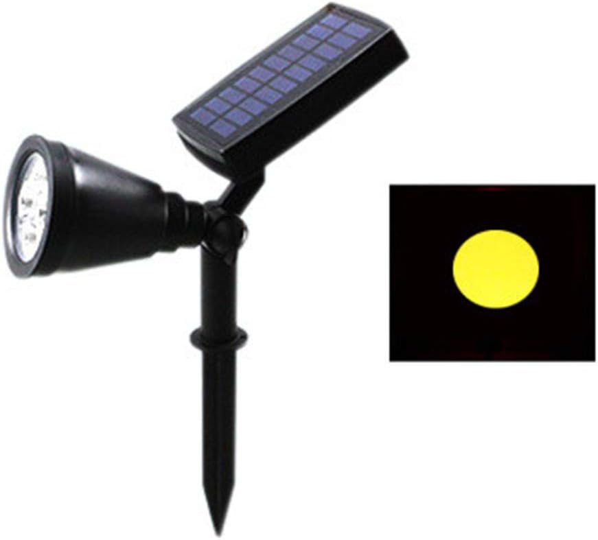 Led Outdoor Rasen Lampe Garten Solar Panel Power Einstellbare Wand