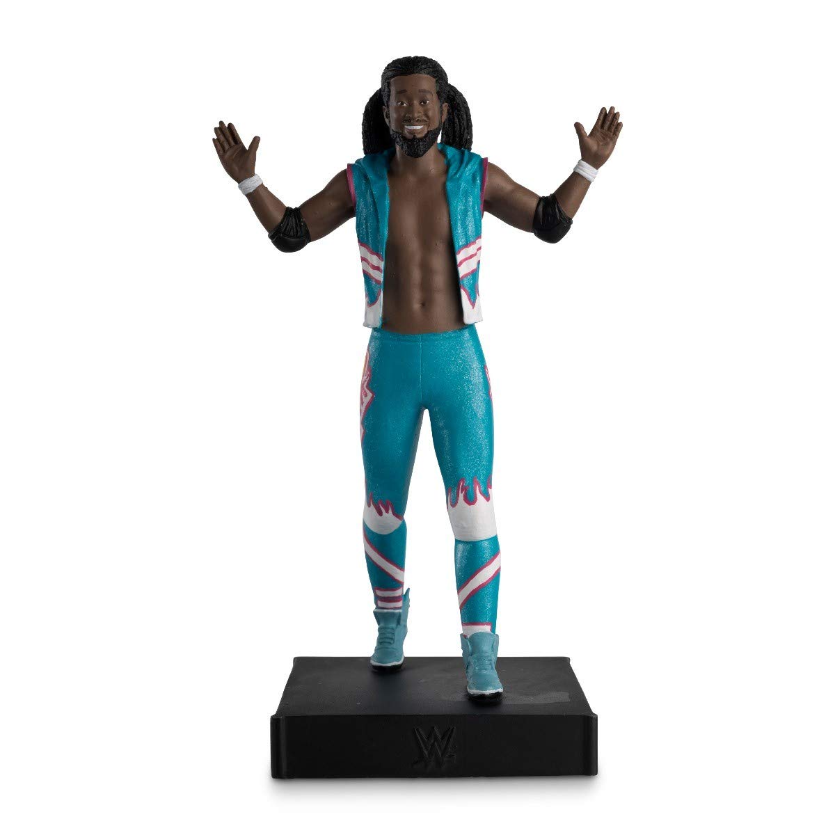 WWE Championship - WWE Kofi Kingston Magazine & Statue - WWE Championship Figurine Collection by Eaglemoss Collections