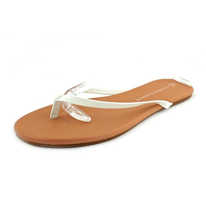 lauren conrad flip flops white