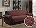 Quilted Micro Suede Pet Dog Couch Sofa Furniture Protector Cover, Kashi, 5 Colors, 3 Sizes (Sofa, Brown)
110