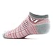Swiftwick - Aspire Zero, No Show Socks for Running, Stripe Pewter Red, Medium