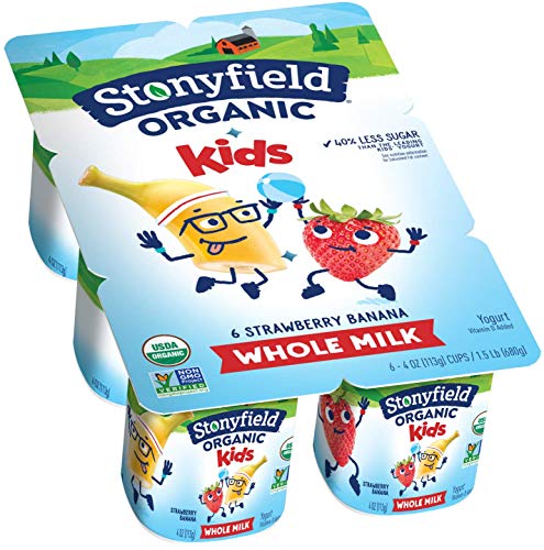 Stonyfield Kids Yogurt, Strawberry Banana - Image 2
