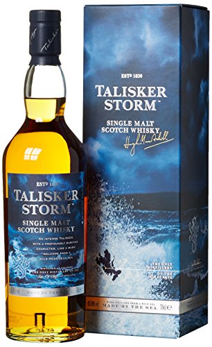 Talisker Storm | Single Malt Scotch Whisky | aromatischer| handgefertigt von der schottischen Insel Skye | 45.8% vol | 700ml Einzelflasche |