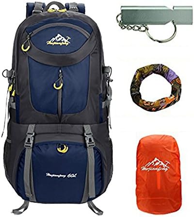 caxece 40L / 50L / 60L Mountaineering Backpack Outdoor Lightweight Bicycle Backpack Climbing Hiking Backpack Travel Sports Daypack Camping Trekking Backpack with Rain Cover Waterproof
