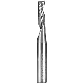 YONICO Solid Carbide Single Flute Upcut End Mill Router Bits CNC Spiral O Flute 3/16-Inch Diameter 1/4-Inch Shank 31009-SC