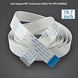 Miuzei Flex Ribbon Cable for Raspberry Pi Camera- 78" / 200cm 15 Pin 1.0mm Pitch