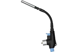 Flame King High Intensity Propane Torch Head with Bendable & Flexible Neck for Soldering, Brazing, Plumbing, Lighting Charcoal/Fire Pits, Compatible with Small Cylinders, MAPP, and MAP-PRO