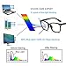 Livhò Blue Light Blocking Computer Glasses, Tablet/Gaming/TV/Phones Glasses for Women Men, Anti Eyestrain Filter UV Glare & Reduce Headache Eyewear Fake Glasses - 0.0 Magnification