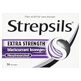 Strepsils Extra 24 Blackcurrent Lozenges