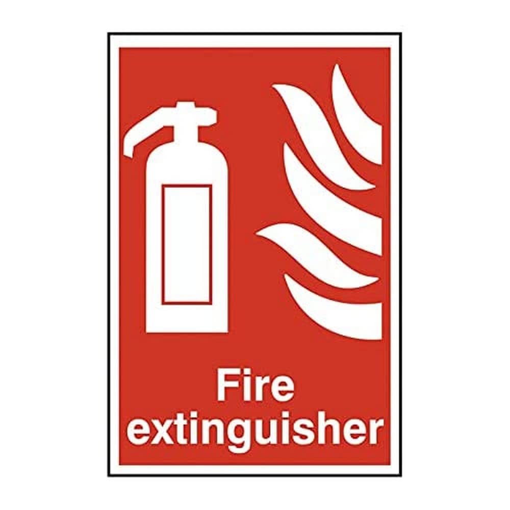 Scan SCA1350 Self adhesive PVC sign - Fire extinguisher - 200 x 300mm