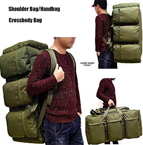 WARMHEAT 90L Large Capacity Outdoor Military Travel Bags Oxford/Canvas Backpack Camouflage Duffel Bag Waterproof Backpack
